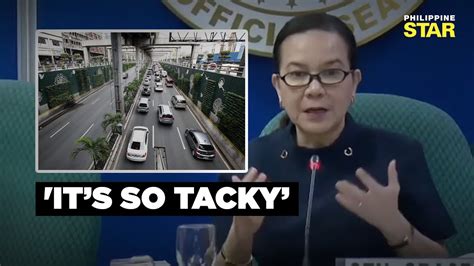 Grace Poe, pinuna ang disenyo ng MMDA projects sa EDSA.